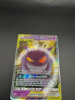 Pokemon TCG Gengar & Mimikyu GX Team Up Holo Ultra Rare Card 53/181 - Image 2