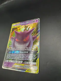 Pokemon TCG Gengar & Mimikyu GX Team Up Holo Ultra Rare Card 53/181 - Image 3