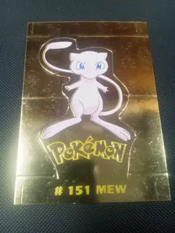2000 Navarrete Kanto Peru Buildable Card Gold Mew #151 Vintage US Seller - Image 1