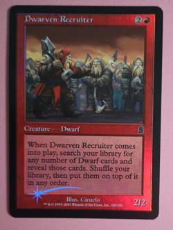 Dwarven Recruiter x1 Foil Odyssey MTG Magic the Gathering - Image 1