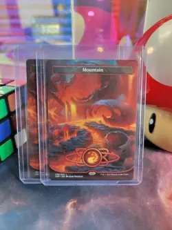 Mountain 238 (Borderless) Magic The Gathering Unfinity Regular Land NM x2 - Image 1