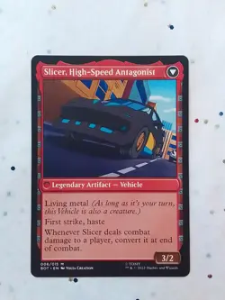 MTG Slicer, Hired Muscle Slicer, High-Speed Antagonist Transformers 006/015 . - Image 2