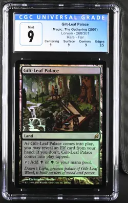 GILT-LEAF PALACE Lorwyn Foil Rare CGC 9 Q+ MTG [Nostalgium] - Image 1