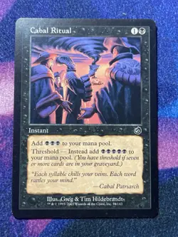 MTG Cabal Ritual Torment Magic the Gathering LP - Image 1