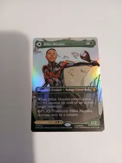 MTG Spider-man Miles morales/ultimate spider man borderless 0234 FOIL - Image 1