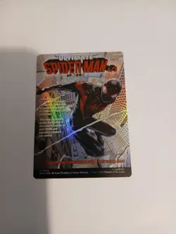 MTG Spider-man Miles morales/ultimate spider man borderless 0234 FOIL - Image 2