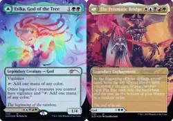 Esika, God of the Tree // The Prismatic Bridge - Foil Extended Art SLD LP MTG - Image 1