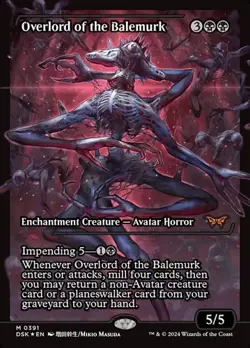 Overlord of the Balemurk - Foil Showcase DSK LP MTG - Image 1
