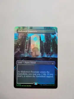 Hallowed Fountain (Borderless) Ravnica: Clue Edition Foil - Image 1