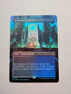 Hallowed Fountain (Borderless) Ravnica: Clue Edition Foil - Image 2