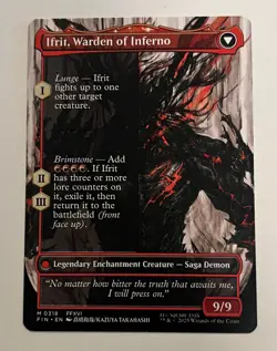 CLIVE, IFRIT'S DOMINANT BORDERLESS MAGIC THE GATHERING MINT FINAL FANTASY MYTHIC - Image 2