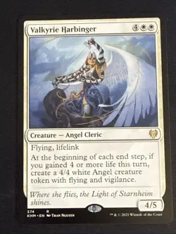 1x Valkyrie Harbinger (374) Kaldheim LP MTG Magic the Gathering x1 MKE - Image 1