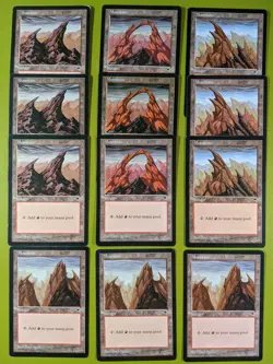 12 Mountain Tempest 3 of Each Art Magic the Gathering MTG 12 - Image 1