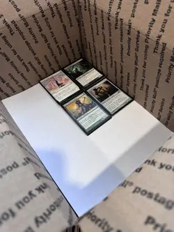 🧙17lbs+ 4200+ UNSEARCHED Magic The Gathering Bulk Lot LP/NM w/ Rares & Foils‼ - Image 2