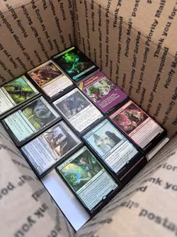 🧙17lbs+ 4200+ UNSEARCHED Magic The Gathering Bulk Lot LP/NM w/ Rares & Foils‼ - Image 4