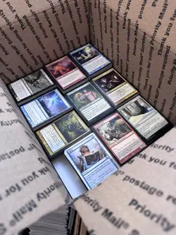 🧙17lbs+ 4200+ UNSEARCHED Magic The Gathering Bulk Lot LP/NM w/ Rares & Foils‼ - Image 5