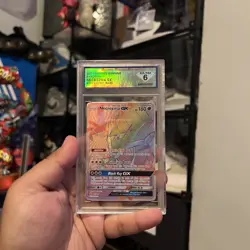 Psa 6 Necrozma GX Burning Shadows Hyper Rare Pokemon Card 153/147 - Image 1