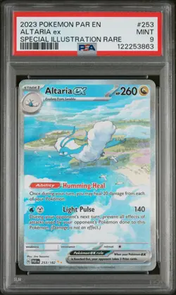 2023 Pokemon Scarlet & Violet Paradox Rift 253/182 Altaria Ex SIR - PSA 9 - Image 1