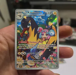 Iono's Kilowattrel 163/159 journey together NM pokemon card - Image 1
