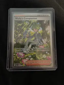 Wally's Compassion 186/132 Special Illustration Rare Pokemon Mega Evolution NM - Image 1