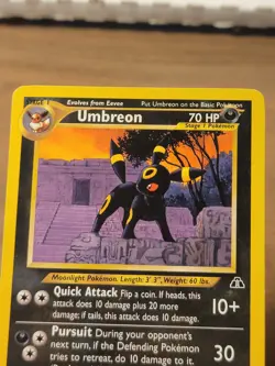 Umbreon Neo Discovery Non Holo Rare 32 32/75 Pokemon Tcg 2001 - Image 3