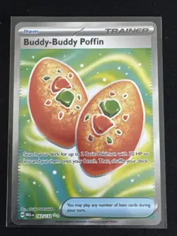 Buddy Buddy Poffin (167/132) Pokemon Mega Evolutions Full Art Ultra Rare NM - Image 1