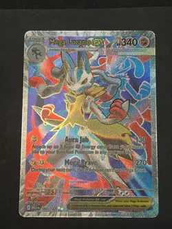Pokemon Mega Lucario EX 160/132 Full Art Mega Evolutions Near Mint - Image 2