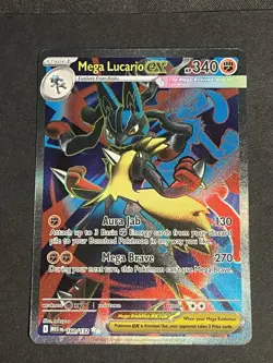 Pokemon Mega Lucario EX 160/132 Full Art Mega Evolutions Near Mint - Image 3