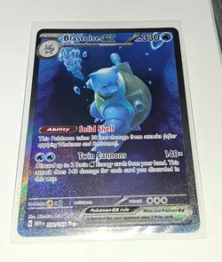 Pokemon Scarlet & Violet 151 Blastoise ex 200/165 Holo Rare - SIR - Image 1