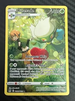 Pokemon TCG Roserade TG02/TG30 Lost Origin Trainer Gallery Ultra Rare NM - Image 1