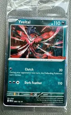 Pokemon TCG Yveltal 088/132 GameStop Exclusive Promo Sealed - Image 1