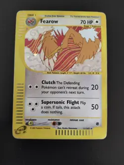 Pokemon Fearow 11/165 Expedition Rare Holo Unlimited Wizards ENG Vintage - Image 1