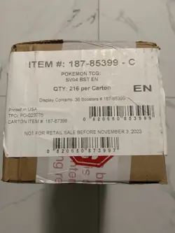 Pokemon Scarlet And Violet Paradox Rift Booster Box Case Factory Sealed - Image 2