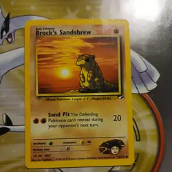 Pokemon TCG Brock's Sandshrew Gym Heroes 72/132 Regular Common Non Holo - Image 1