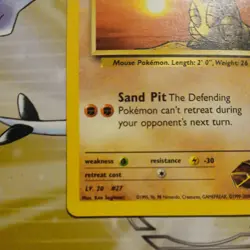 Pokemon TCG Brock's Sandshrew Gym Heroes 72/132 Regular Common Non Holo - Image 4