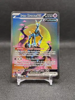 Iron Crown Ex 206/162 Pokemon Temporal Forces Special Illustration Rare NM - Image 1