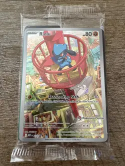 Riolu Mega Evolutions 010 Black Star Promo Pokemon Center Stamped - Sealed - Image 1
