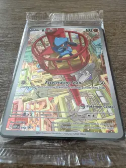 Riolu Mega Evolutions 010 Black Star Promo Pokemon Center Stamped - Sealed - Image 2