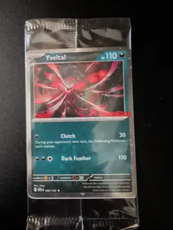 Sealed Yveltal 088/132 Holo Mega Evolution Pokemon Tcg GAMESTOP STAMPED PROMO! - Image 1