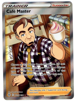 Cafe Master TG25/TG30 Brilliant Stars Full Art Ultra Rare pokemon TCG NM - Image 1