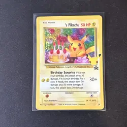 Birthday Pikachu 24 Holo Rare - 2021 Pokemon 25th Anniversary Celebrations NM - Image 1