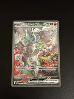 Pokemon - White Flare - Reshiram ex - Special Illustration Rare - 166/086! - Image 1