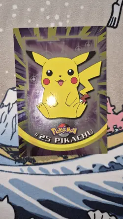 Topps Pokemon TV Animation Edition Series 1 Holo Foil #25 Pikachu NM Near Mint - Image 1