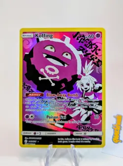 Pokemon TCG Koffing #243/236 Holo Secret Rare Card Sun & Moon Cosmic Eclipse - Image 2