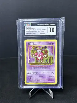 Mr. Mime CLB 013/034 Pokemon Card - CGC 10 GRADED GEM MINT - TCG Classic - Image 1
