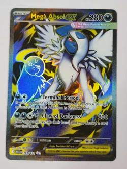 Mega Absol EX 161/132 Mega Evolution Full Art Holo Pokemon Card NM - Image 1