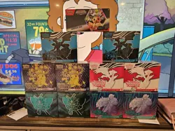Pokemon Cards LOT OF 10 Etbs And Prismatic Surprise Box!!!! - Image 1