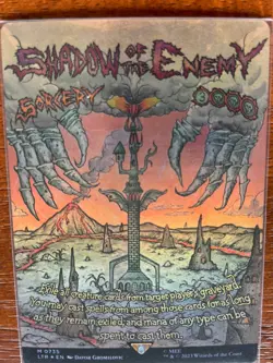 Lord of the rings - Shadow of the Enemy - Borderless Poster Foil NM - Image 1
