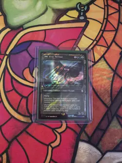 The Wise Mothman (Showcase) (Surge Foil) Universes Beyond: Fallout MTG LP - Image 3