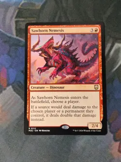 Sawhorn Nemesis | 7% Off 2+ | MH3 | NM | MTG - Image 1
